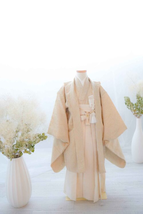 フォトスタジオ家族日和名古屋店の753男の子、5歳着物衣装