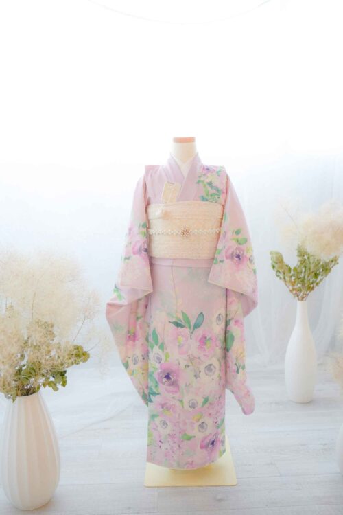 フォトスタジオ家族日和名古屋店の753女の子、7歳着物衣装