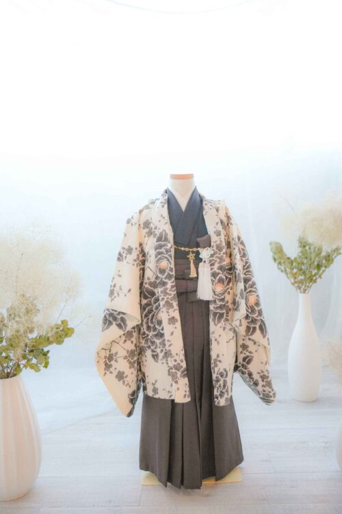 フォトスタジオ家族日和名古屋店の753男の子、5歳着物衣装